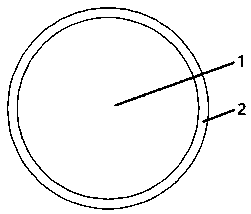 Overhead conductor with thin insulation layer