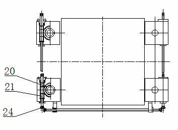 Powder metallurgy forming mold carrier with two point five or three point five lower palates