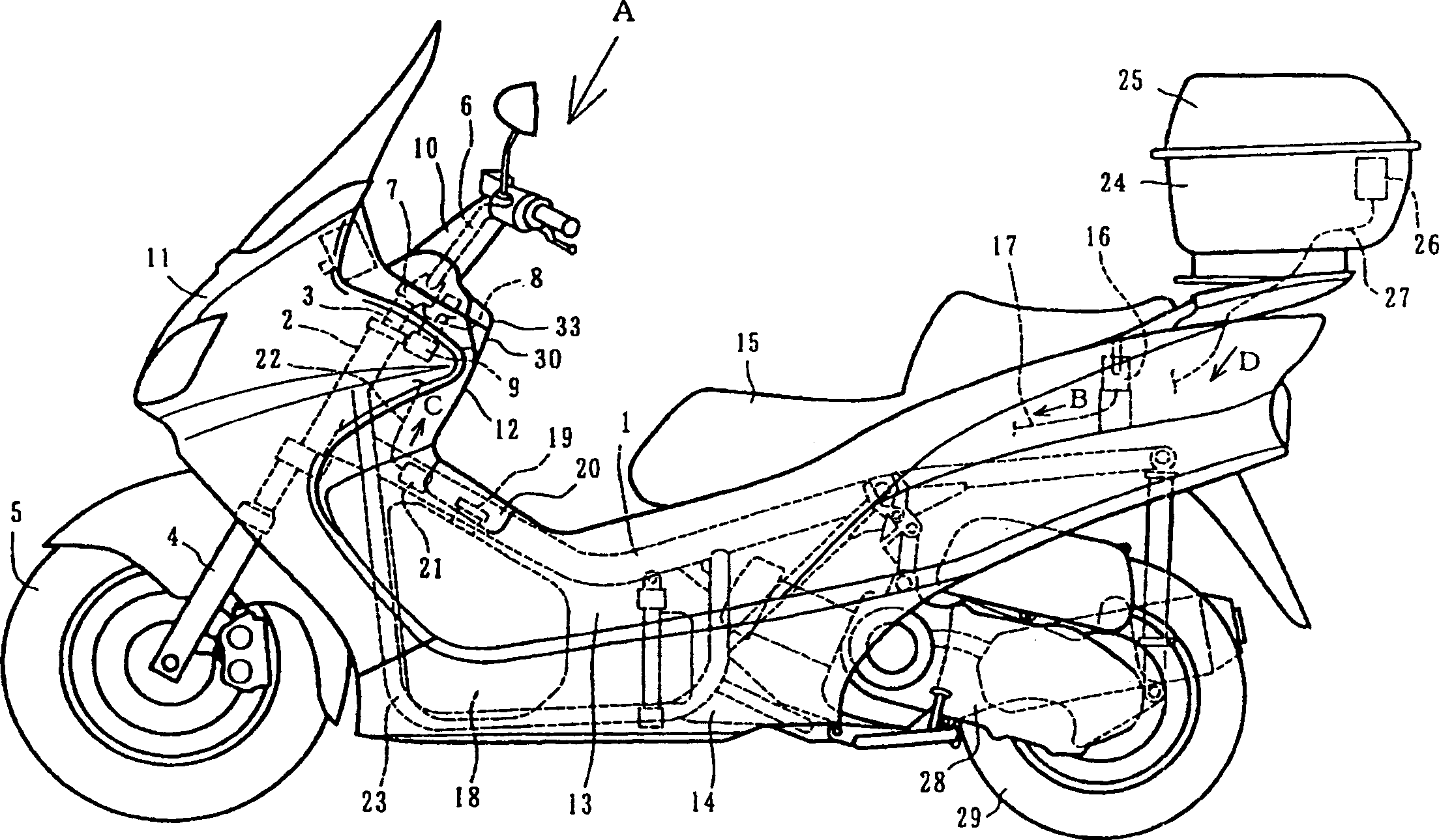 Appliance preventing unauthorised unlocking device of unlocking device for motor two-wheel cycle