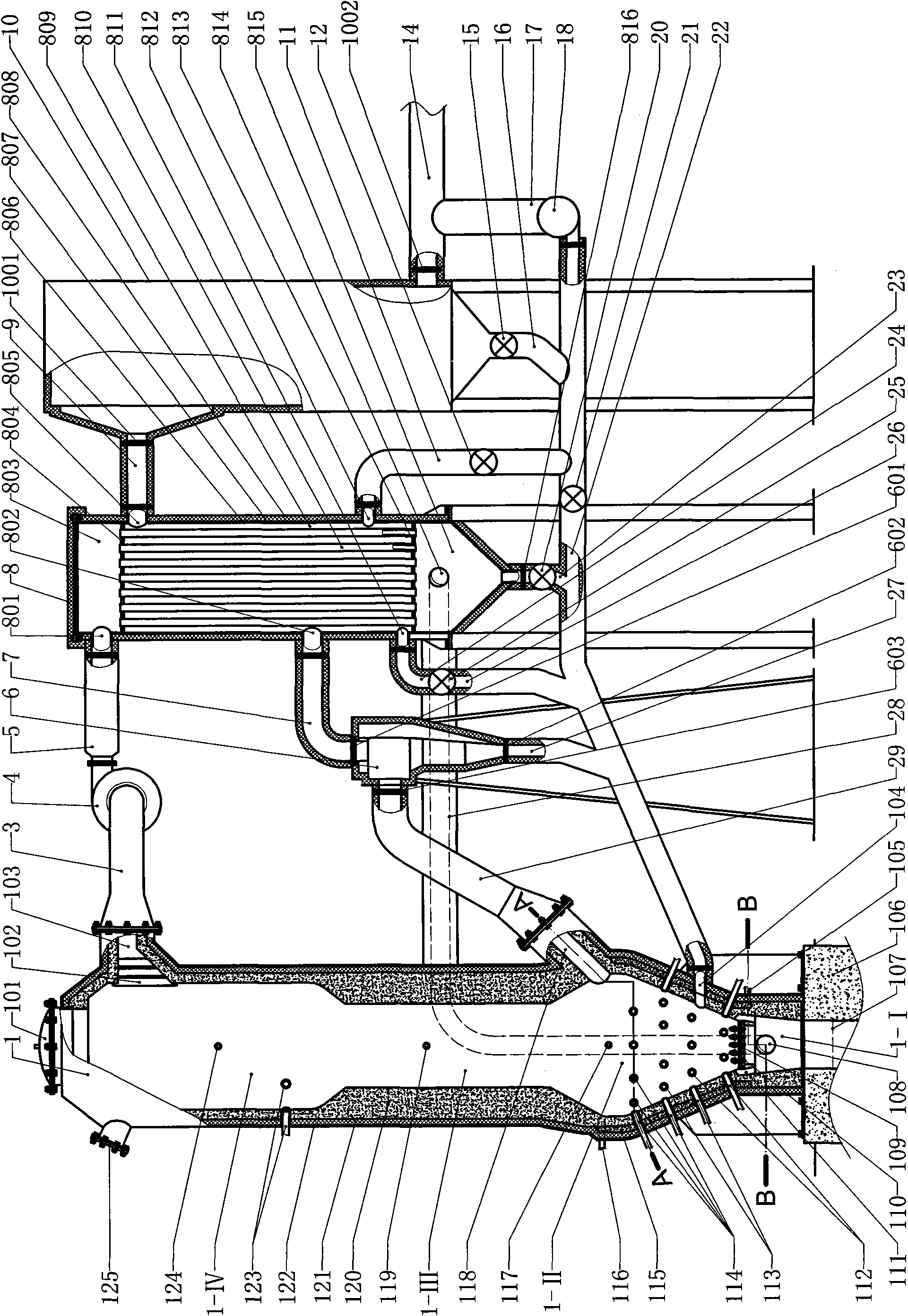 Method and equipment for gasifying coal by using plasma