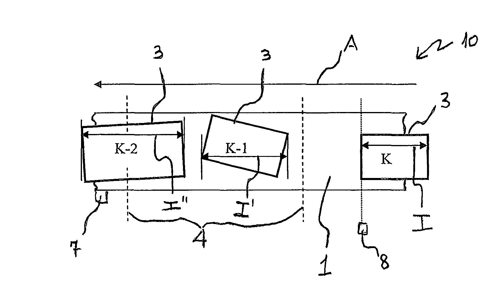 Method for the optical identification of objects in motion