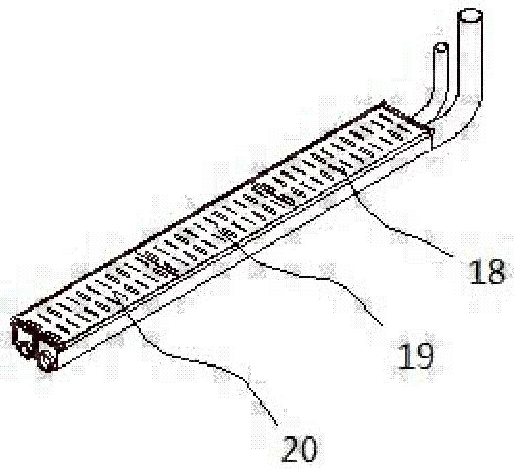 A double-row parallel-flow evaporator and an air-conditioning device having the evaporator