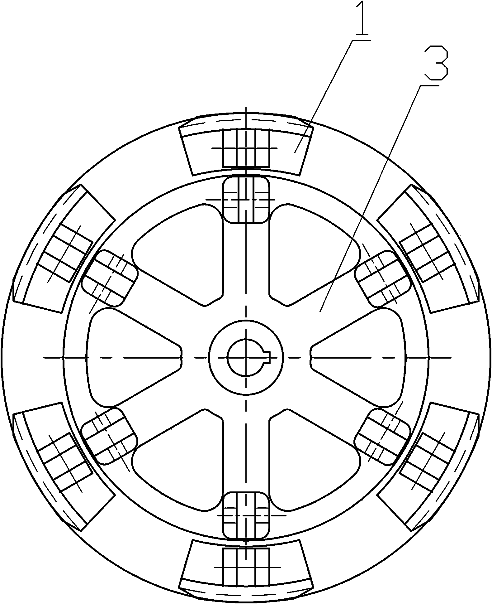 Parallel tensioning device of glass fiber protofilament cylinder