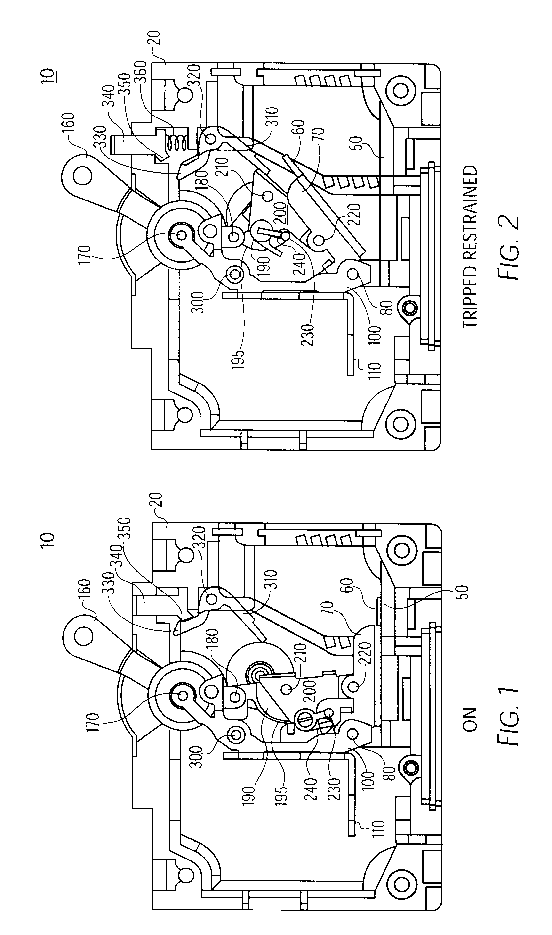 Trip indicating circuit breaker