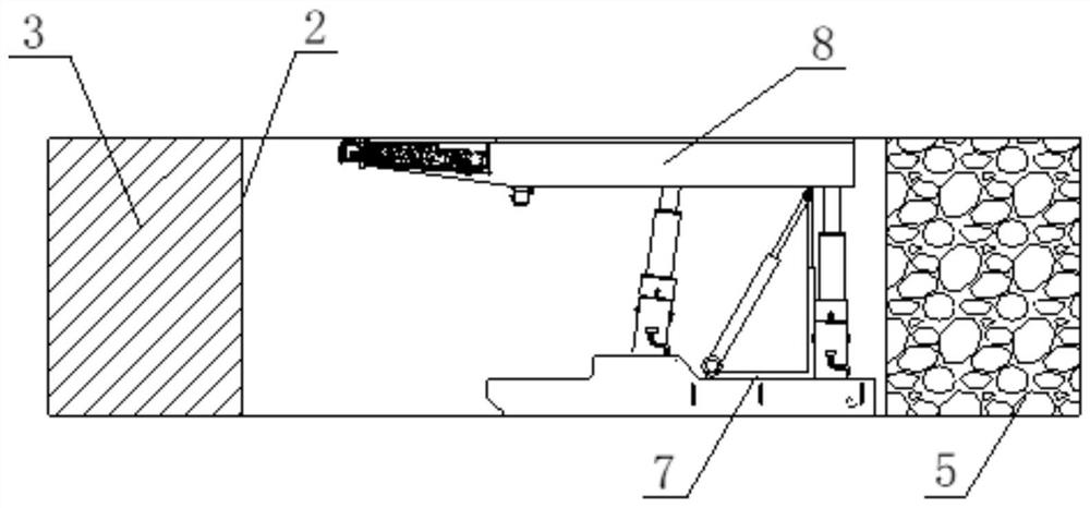 Goaf air leakage prevention method for thin coal seam N00 mining method