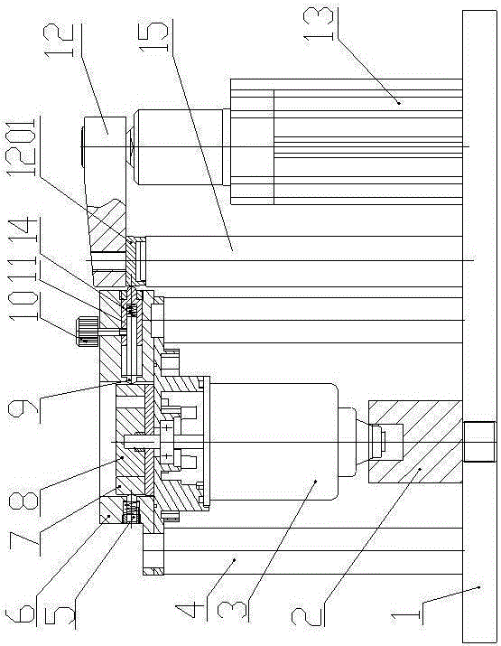 Clearance adjusting mechanism for stator and rotor of electric vacuum pump