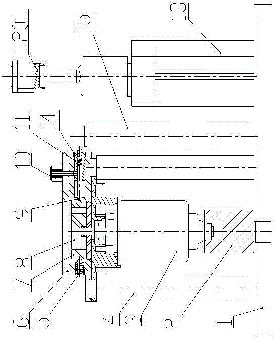 Clearance adjusting mechanism for stator and rotor of electric vacuum pump