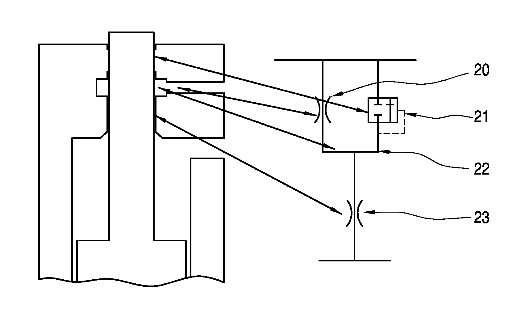 Surface tension seal