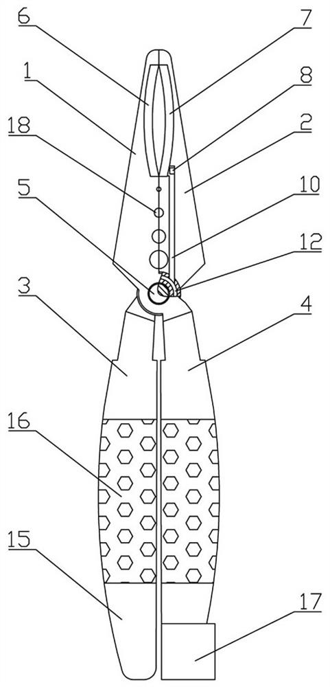 Cable local heating stripping device