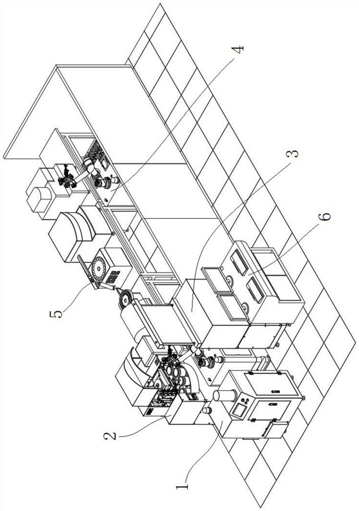 A laboratory material automatic analysis system