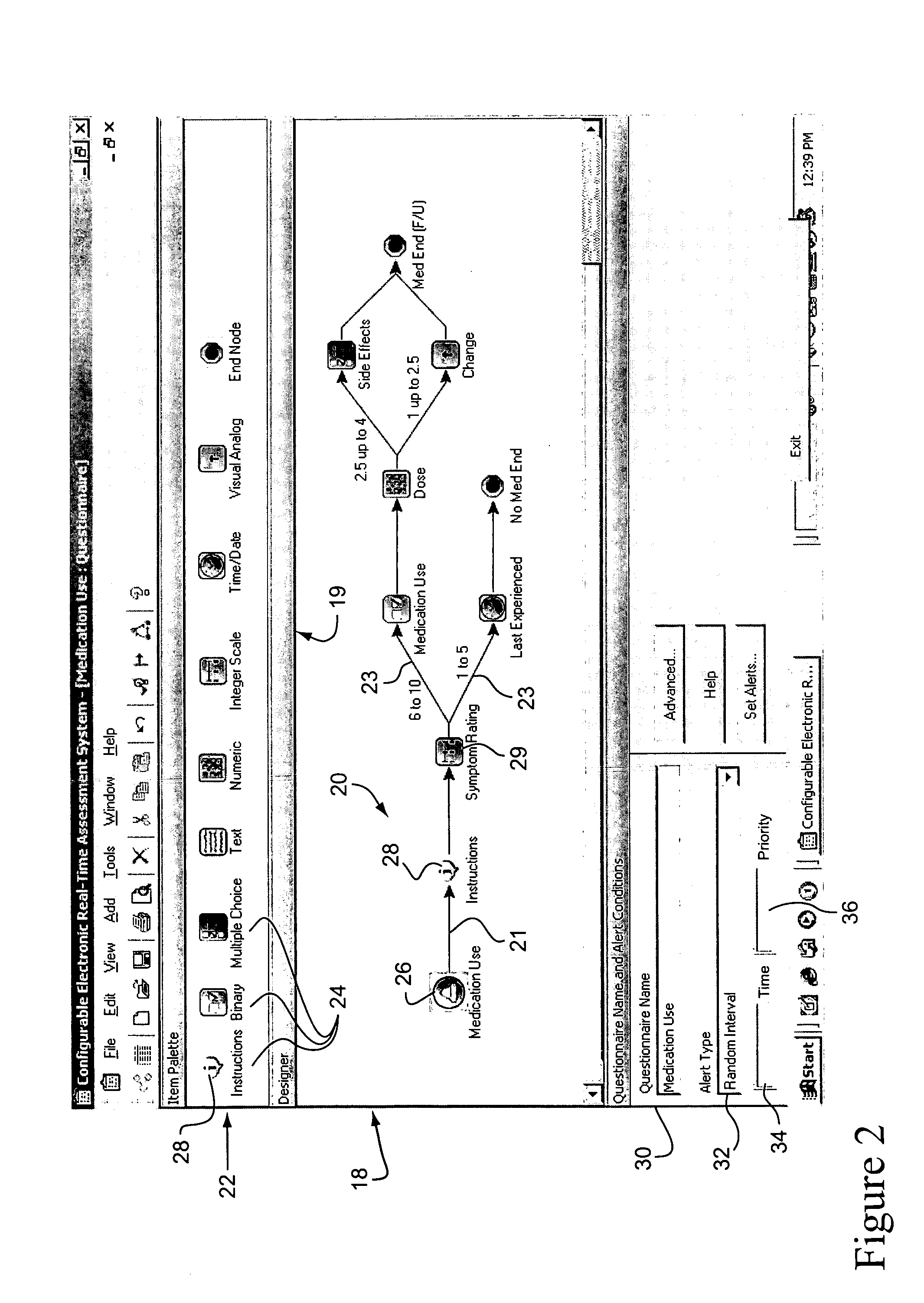 Automated system and method to develop computer-administered research questionnaires using a virtual questionnaire model