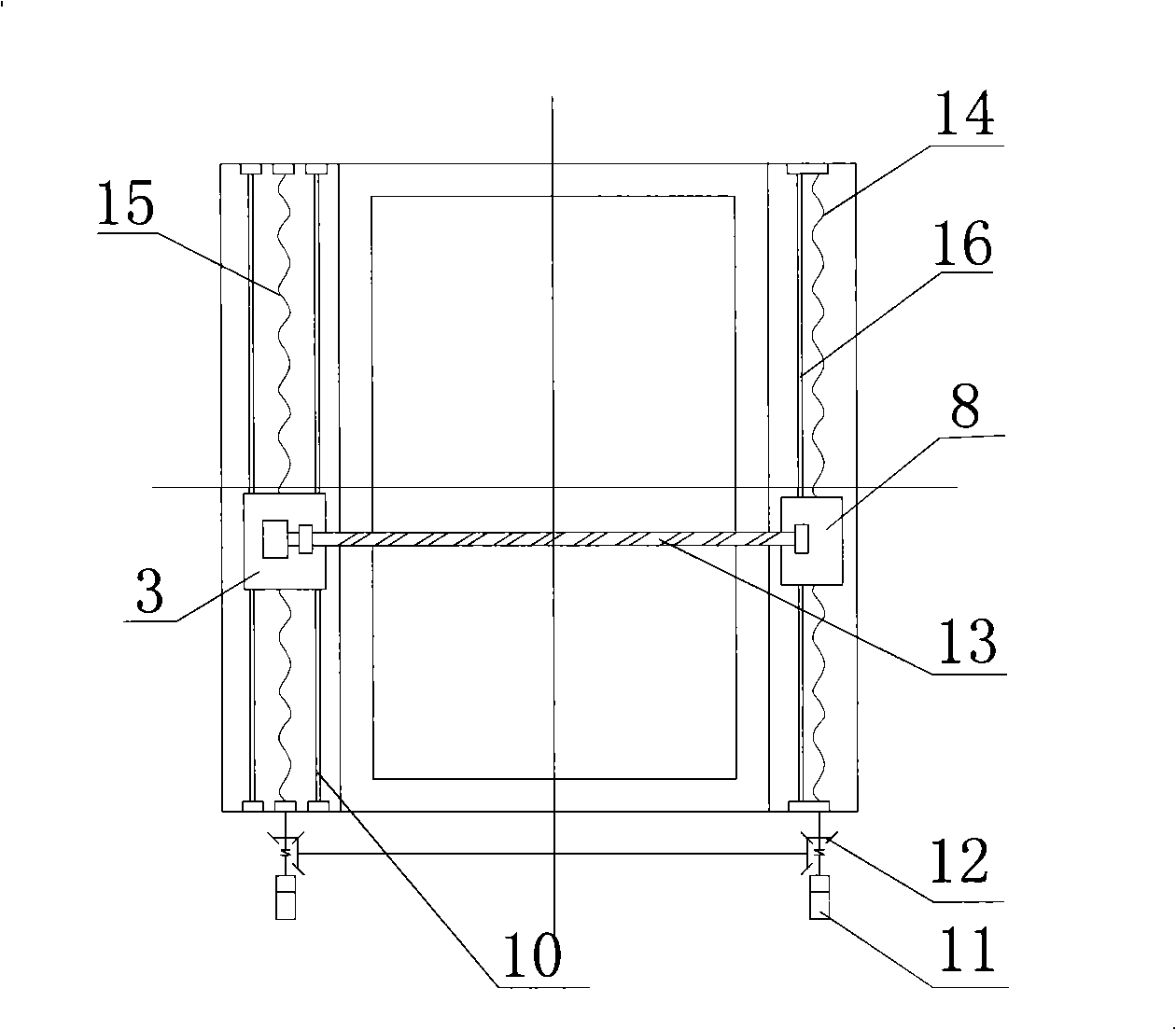 Three-dimensional simulated experiment bench for coal and mash gas co-extraction