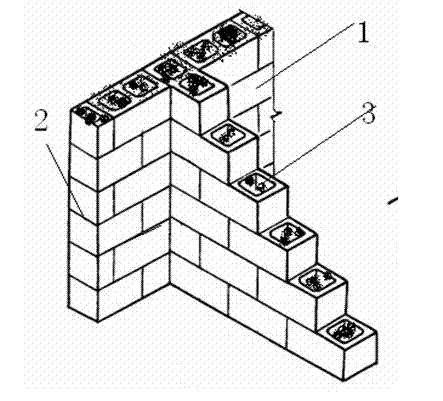 Cement-maize straw building block