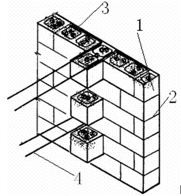 Cement-maize straw building block