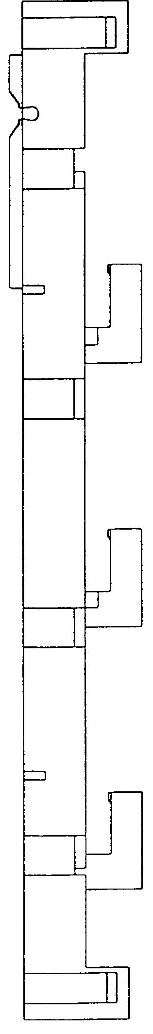 Multi-function adapter for a number of bus bars of a bus bar system