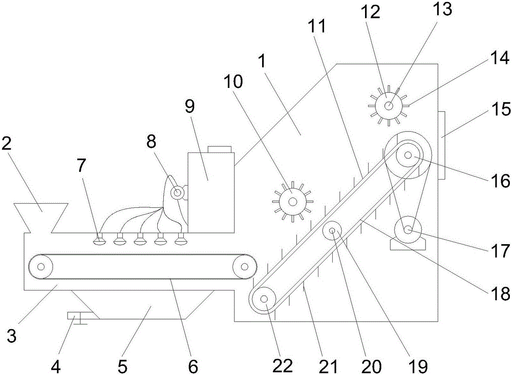 Fiber raw material opener