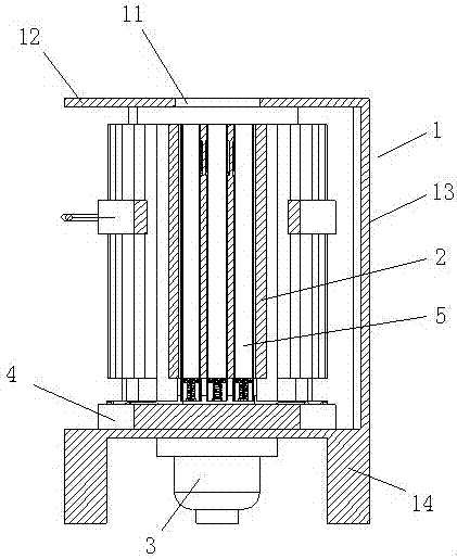 Metal needle collecting device for medical clinics