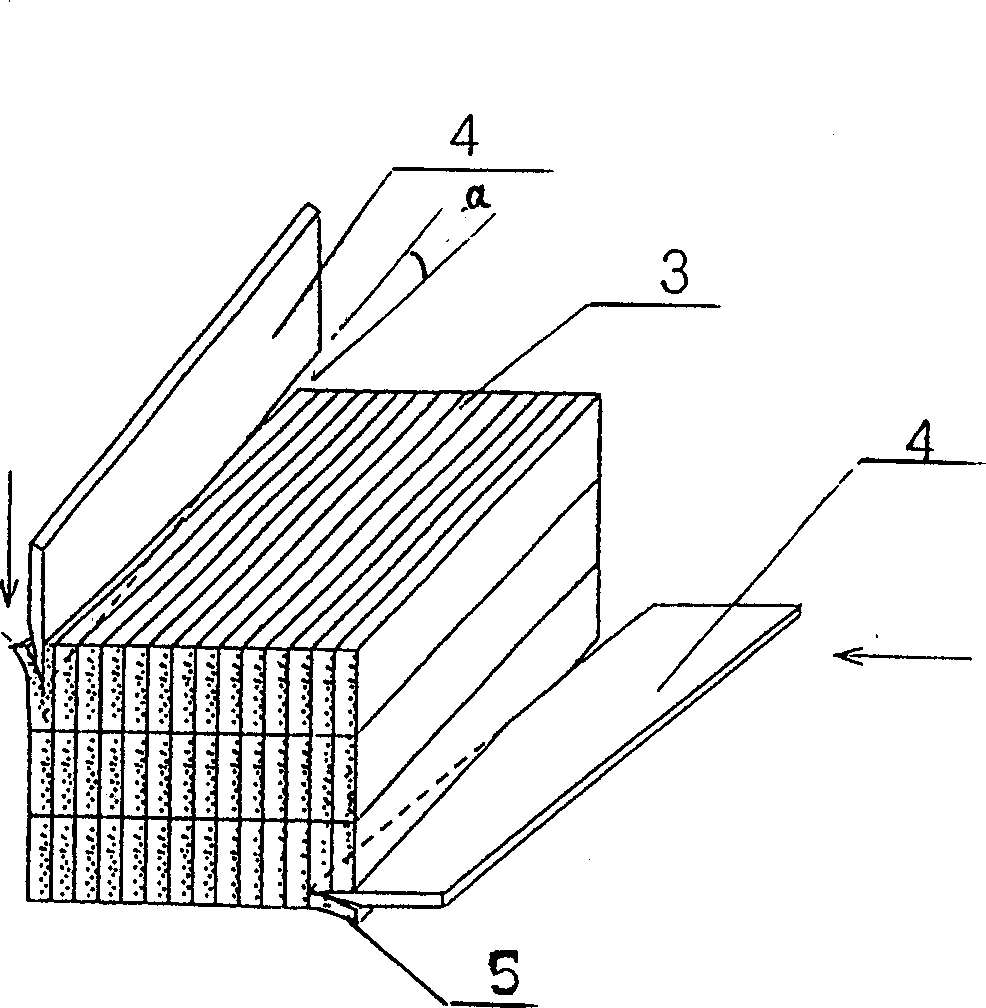 Improved planed thin bamboo and productive method thereof