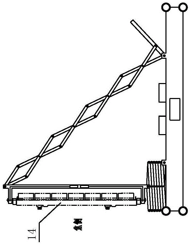 A rotary lifting device for repairing coke oven door