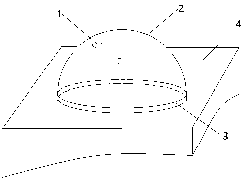 Trace random bubble based anti-counterfeit label