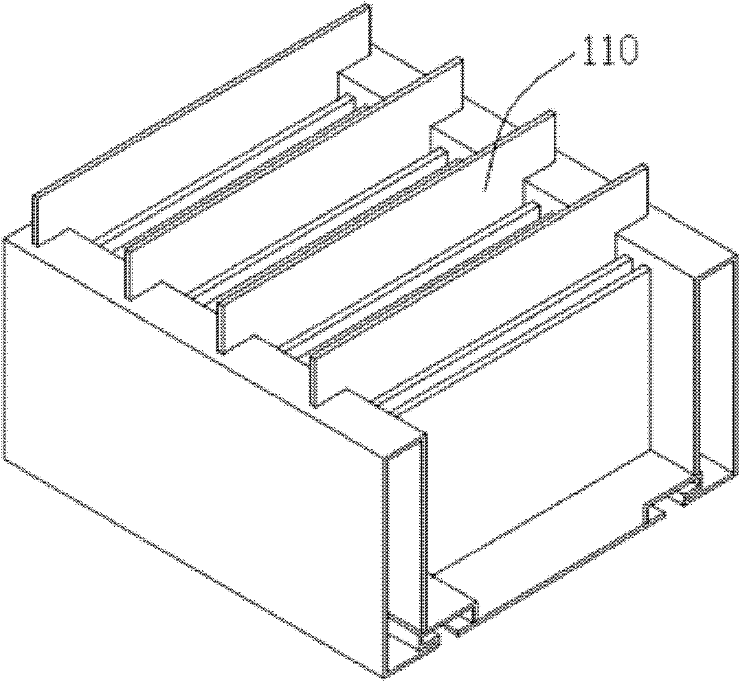 Lower buffer structure for display panel, package buffer structure and package manufacture method