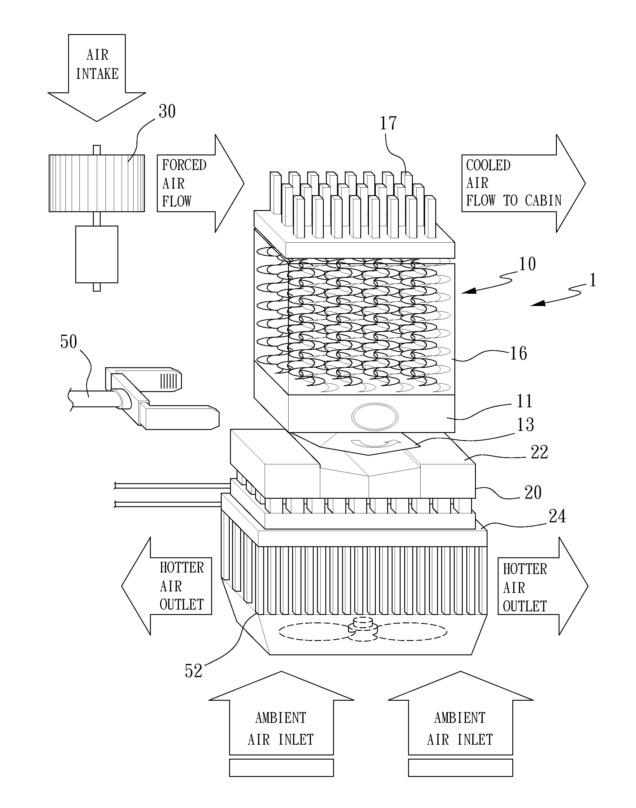 Lhtes device for electric vehicle, system comprising the same and method for controlling the same