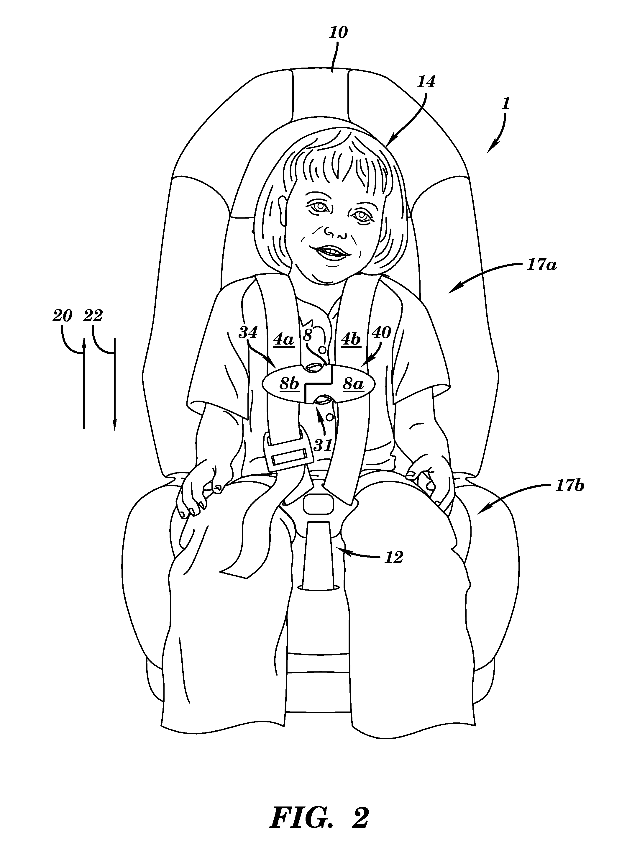 Locking harness apparatus and method