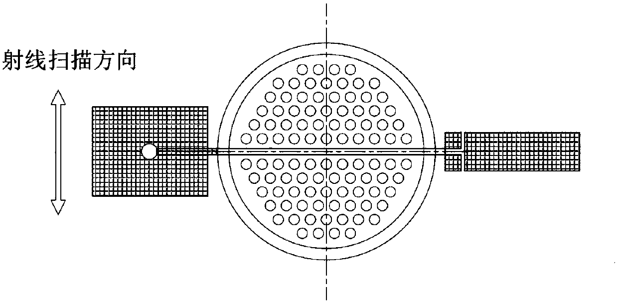 Device and method for measuring section steam content of tube bundle area of steam generator