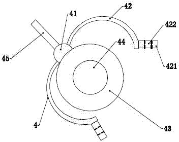 Jacking system for fixing scaffold