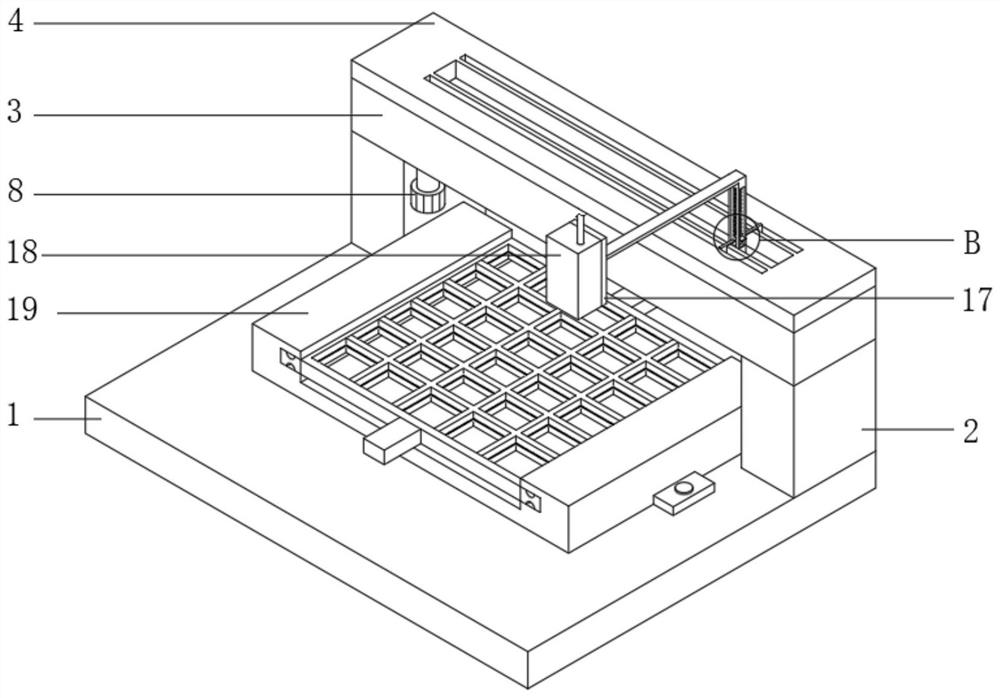 External insulation glue smearing device for lithium ion battery production