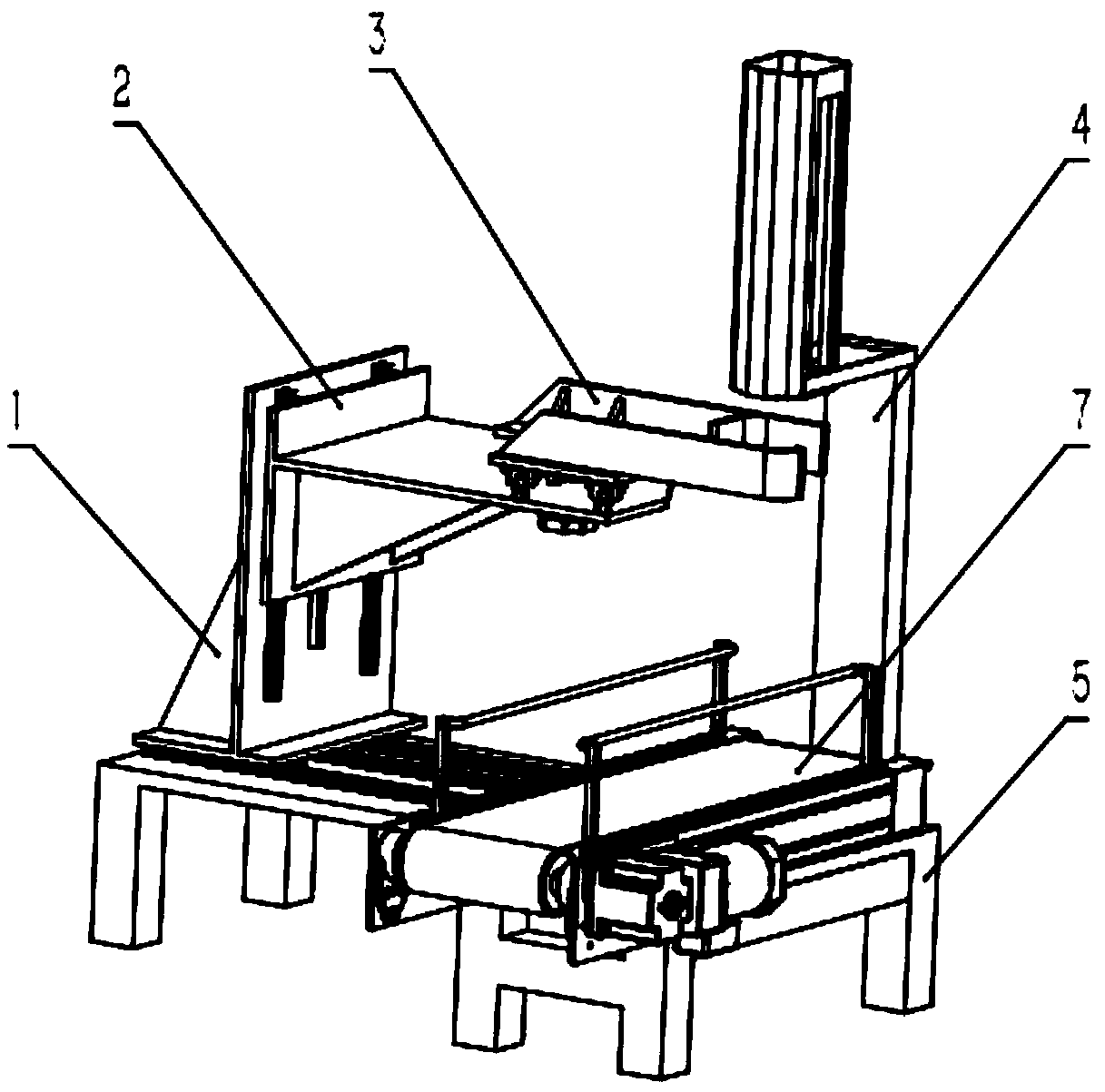 An oil drum handle installation device