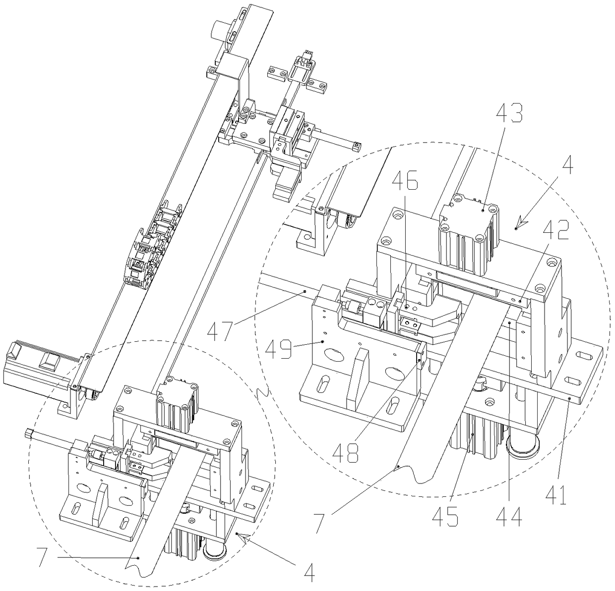 Medical gauze traction system based on constant-tension stretching