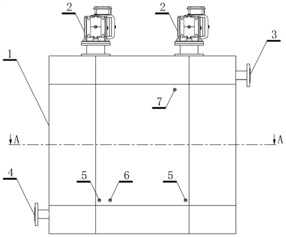 Waste water heat exchange device and operation method thereof