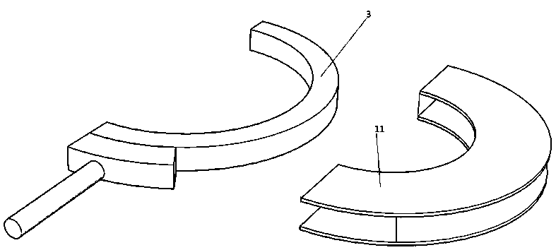 Isolated microwave control type blanking tube valve