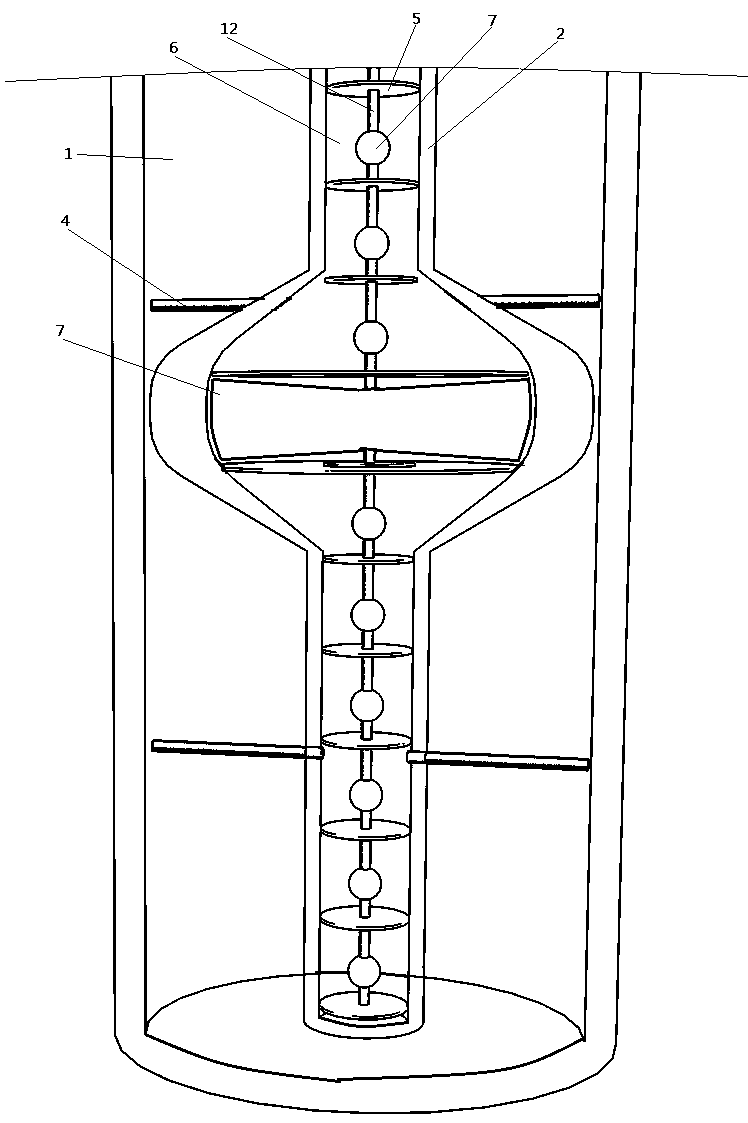 Isolated microwave control type blanking tube valve