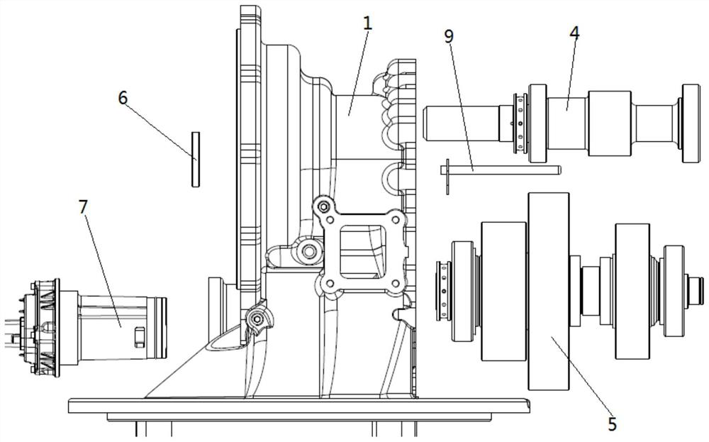 Lubricating structure of pure electric axle transmission system