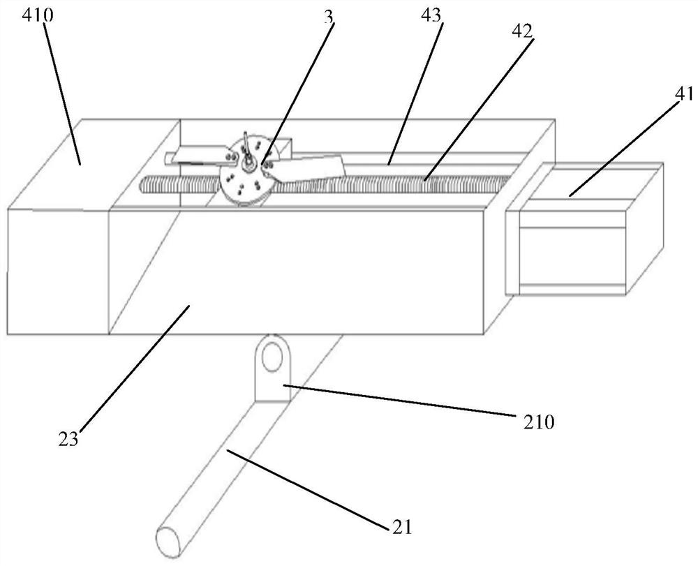 Swing sliding type flapping rotor device