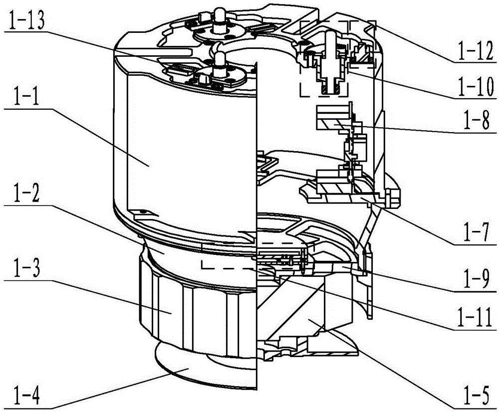 Large-tolerance mini-sized end effector having electromechanical output function