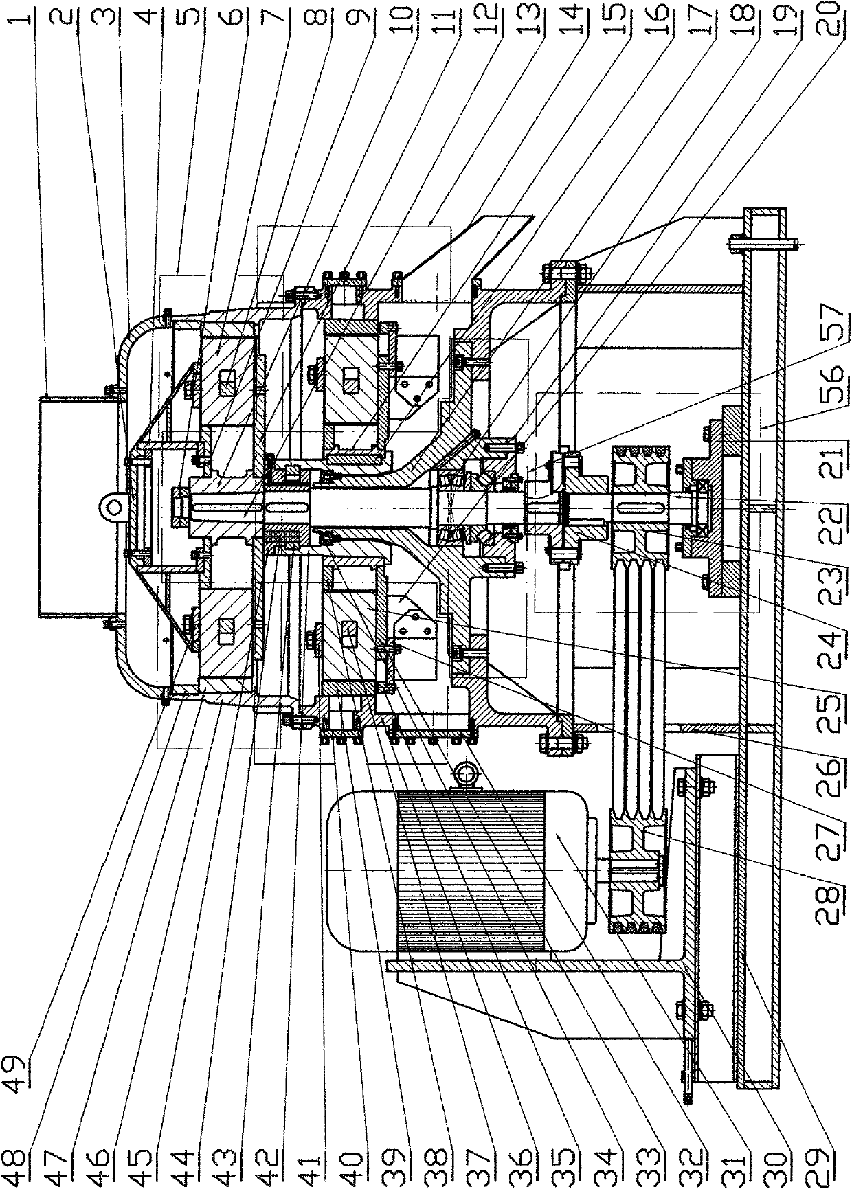 Waste wire stripping machine