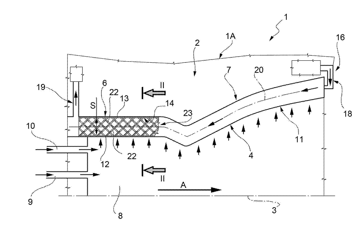 Combustor of a liquid propellent motor