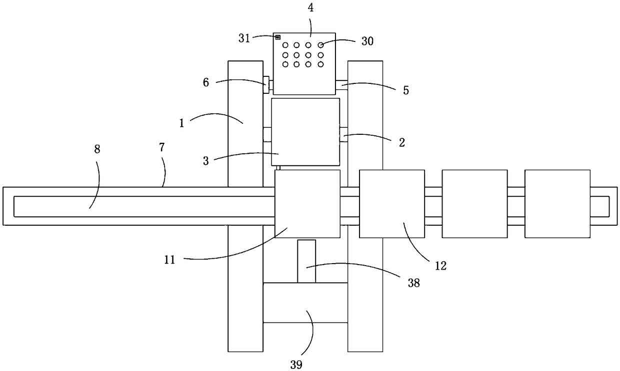 Nephritis self-examination device for medical treatment of internal medicine department