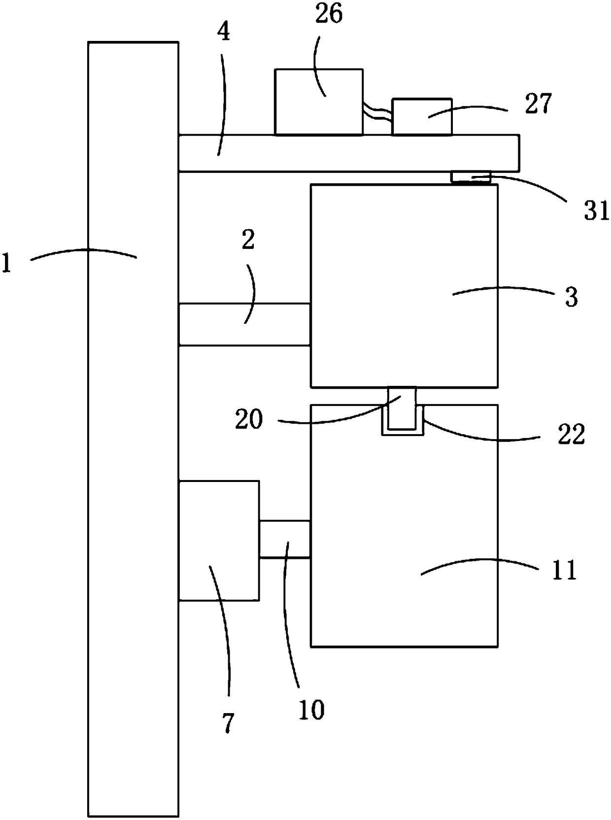 Nephritis self-examination device for medical treatment of internal medicine department