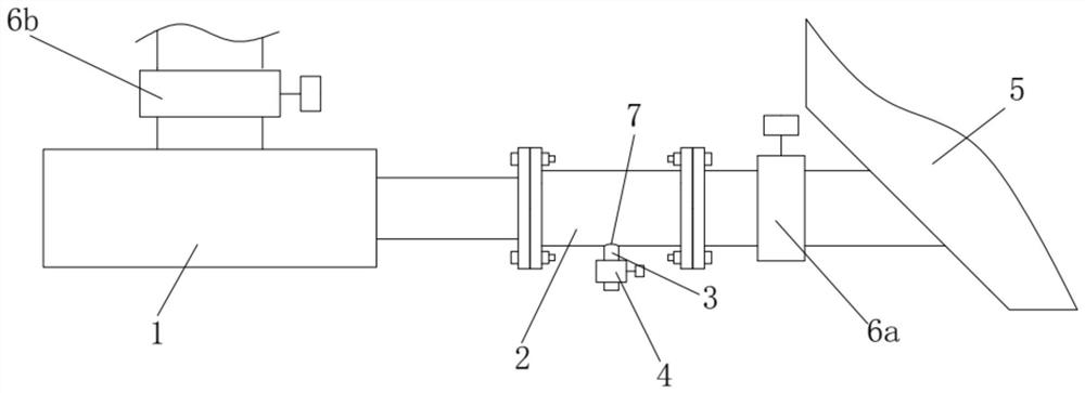 Forced oil circulation transformer oil-submerged pump fault monitoring device and monitoring method