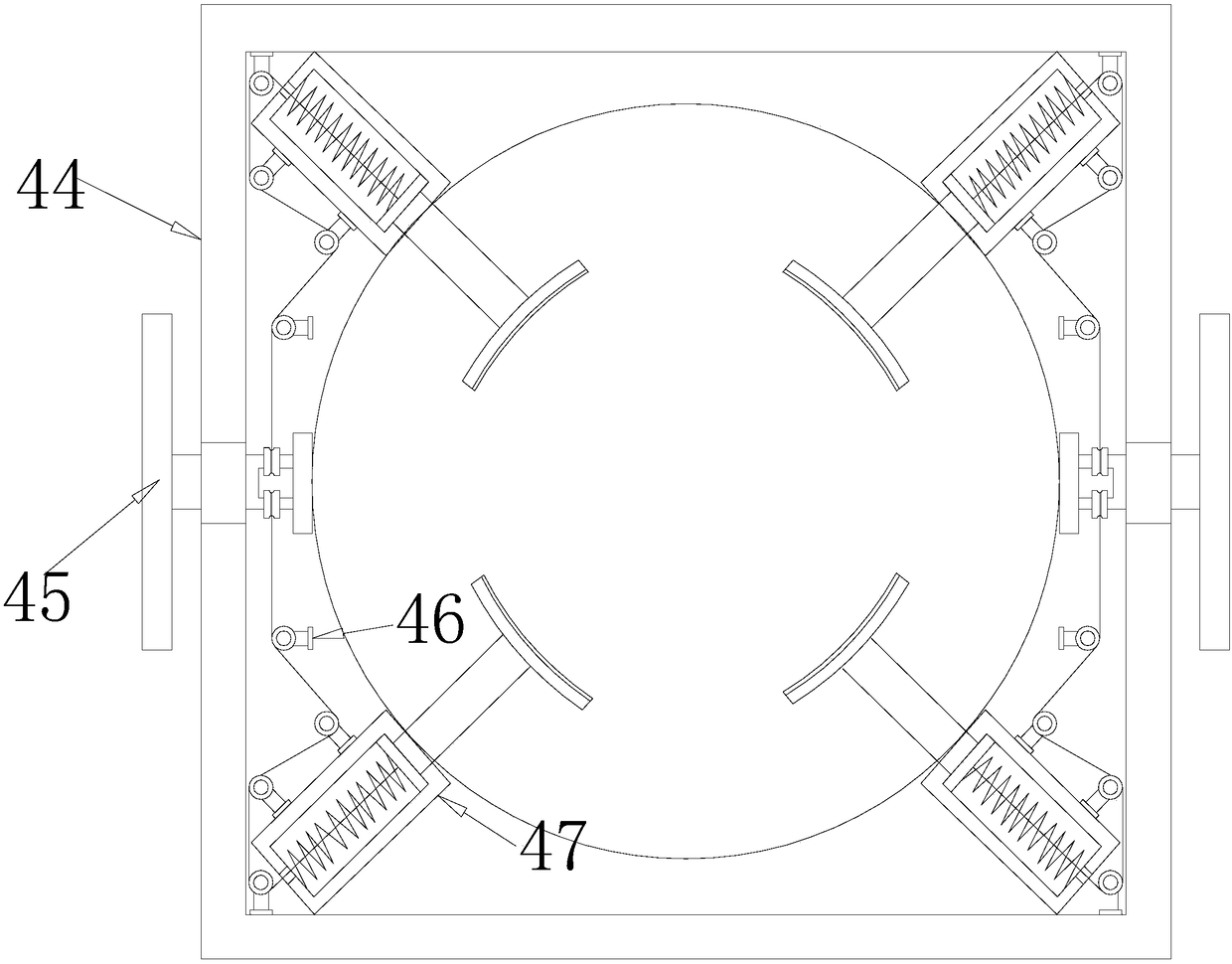 Efficient pile driving apparatus for road construction