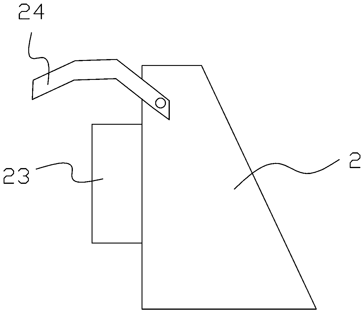 Elevator safety tongs structure