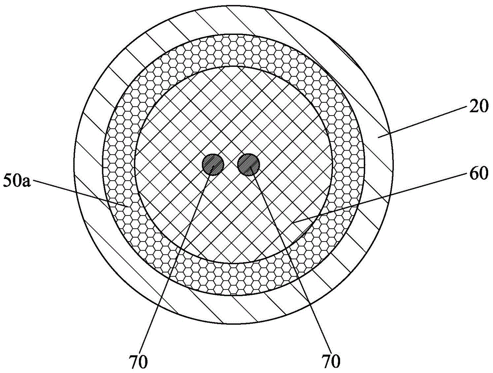 Heating rod used for critical heat flux density test