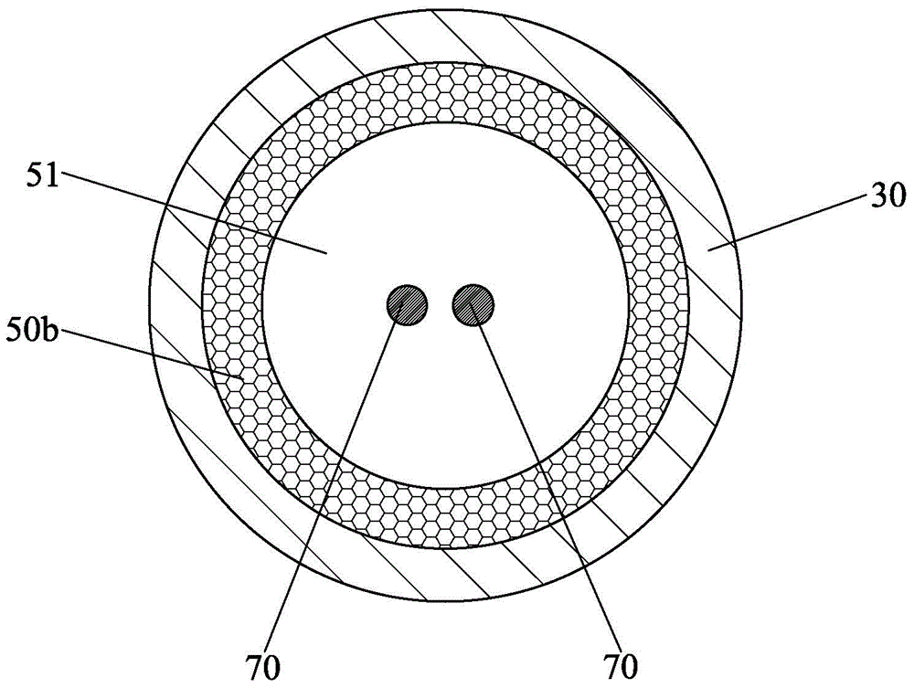 Heating rod used for critical heat flux density test