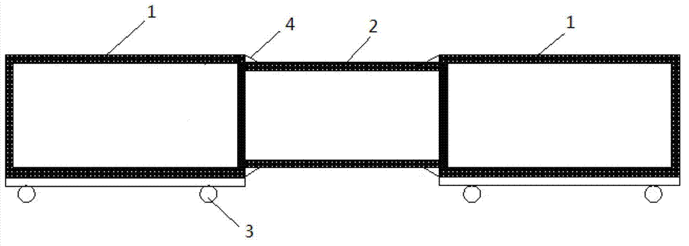 Telescopic wind duct for wind tunnel