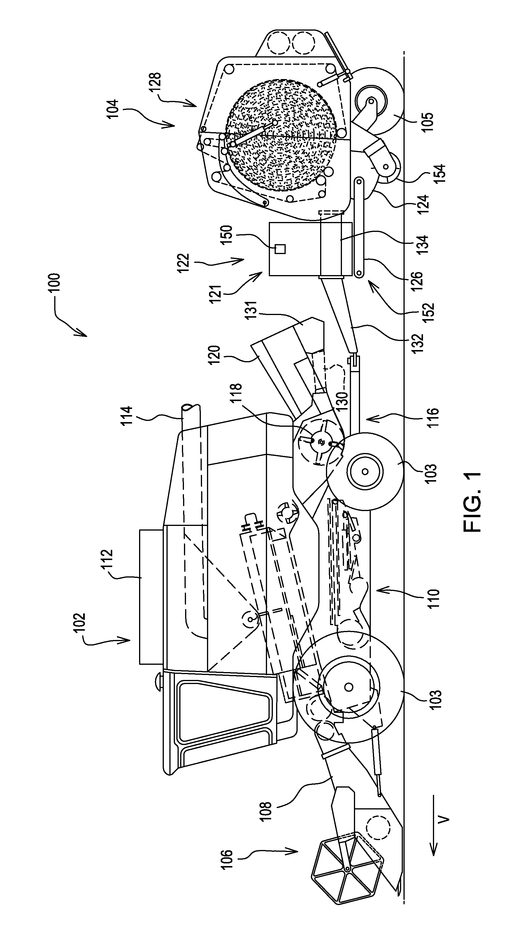 Round Baler For Baling Crop Residue