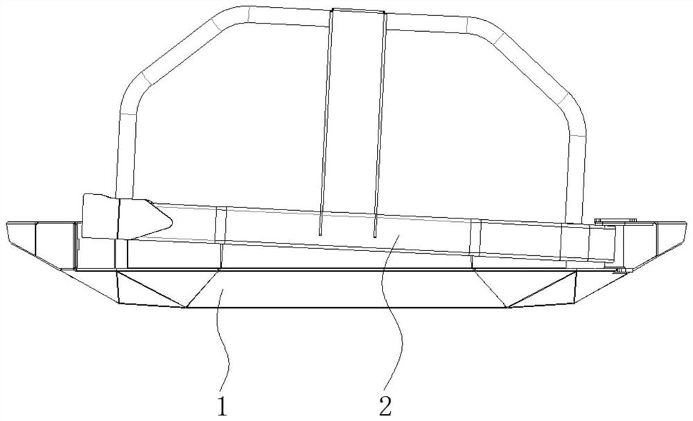 Automobile rear bumper and automobile